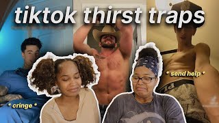 reacting to CRINGE tiktok THIRST TRAPS ┃😬 [upl. by Sapphera718]