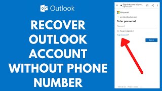 How to Recover Outlook Account Without Phone Number [upl. by Aimil30]