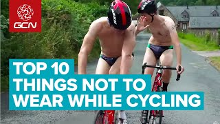 Top 10 Things Not To Wear While Cycling [upl. by Satterfield380]