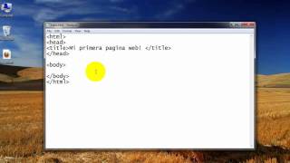 Como crear una pagina web completa en HTML  1 [upl. by Ky203]