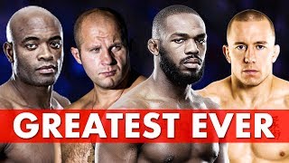 10 Greatest Fighters in MMA History [upl. by Rehctelf]