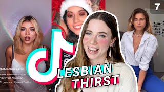 REACTING TO LESBIAN THIRST TRAPS ON TIKTOK [upl. by Anitnemelc]