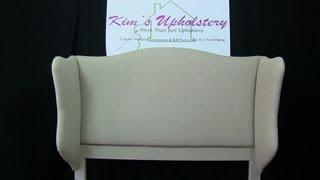 How To Build and Upholster a Wingback Headboard [upl. by Ahsinod]