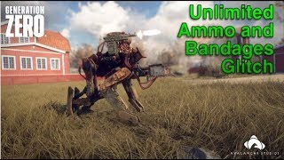 Unlimited Ammunition and Bandages Glitch  Generation Zero Xbox One [upl. by Inoy]