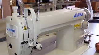 Tension lesson on Juki DDL series lockstitch sewing machine [upl. by Charron]